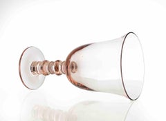 Transparent Pink Glass, 1950s