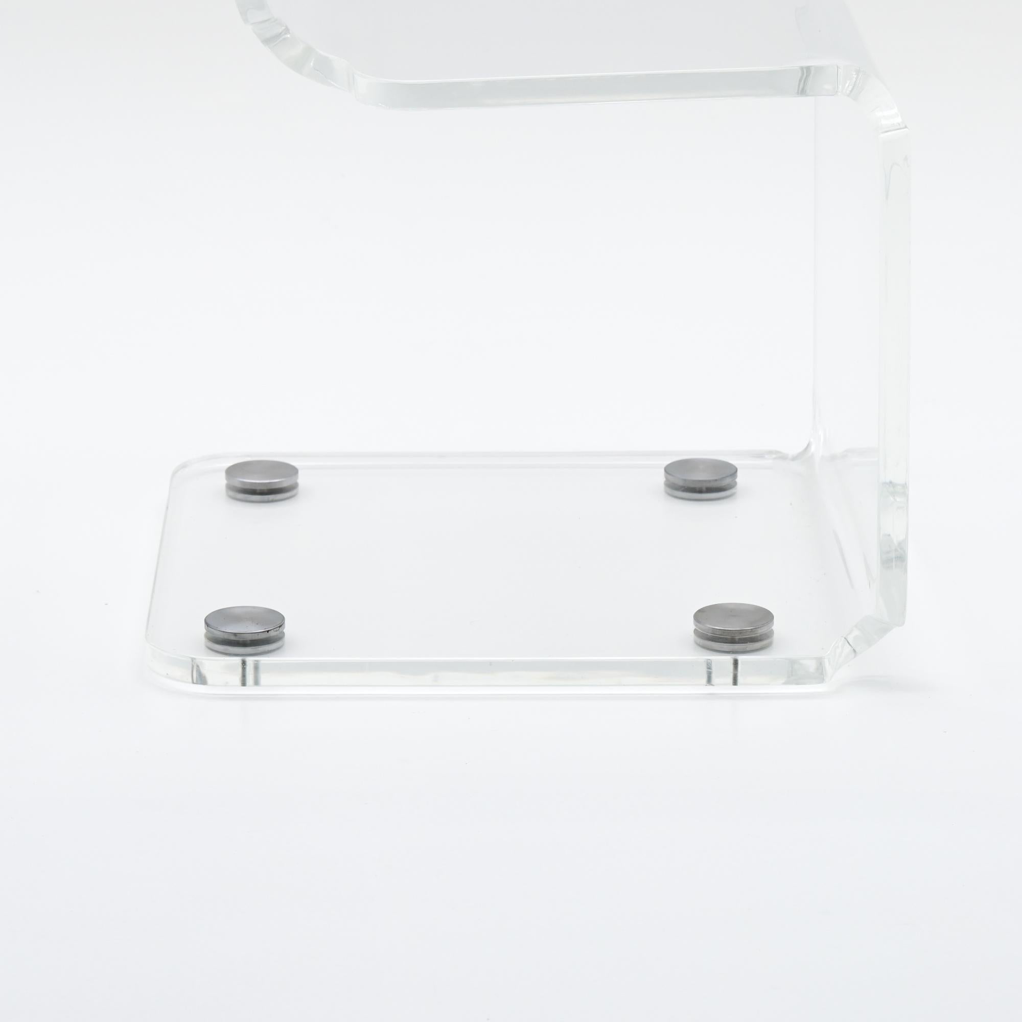 Sedia a sbalzo in plexiglass trasparente in vendita 8