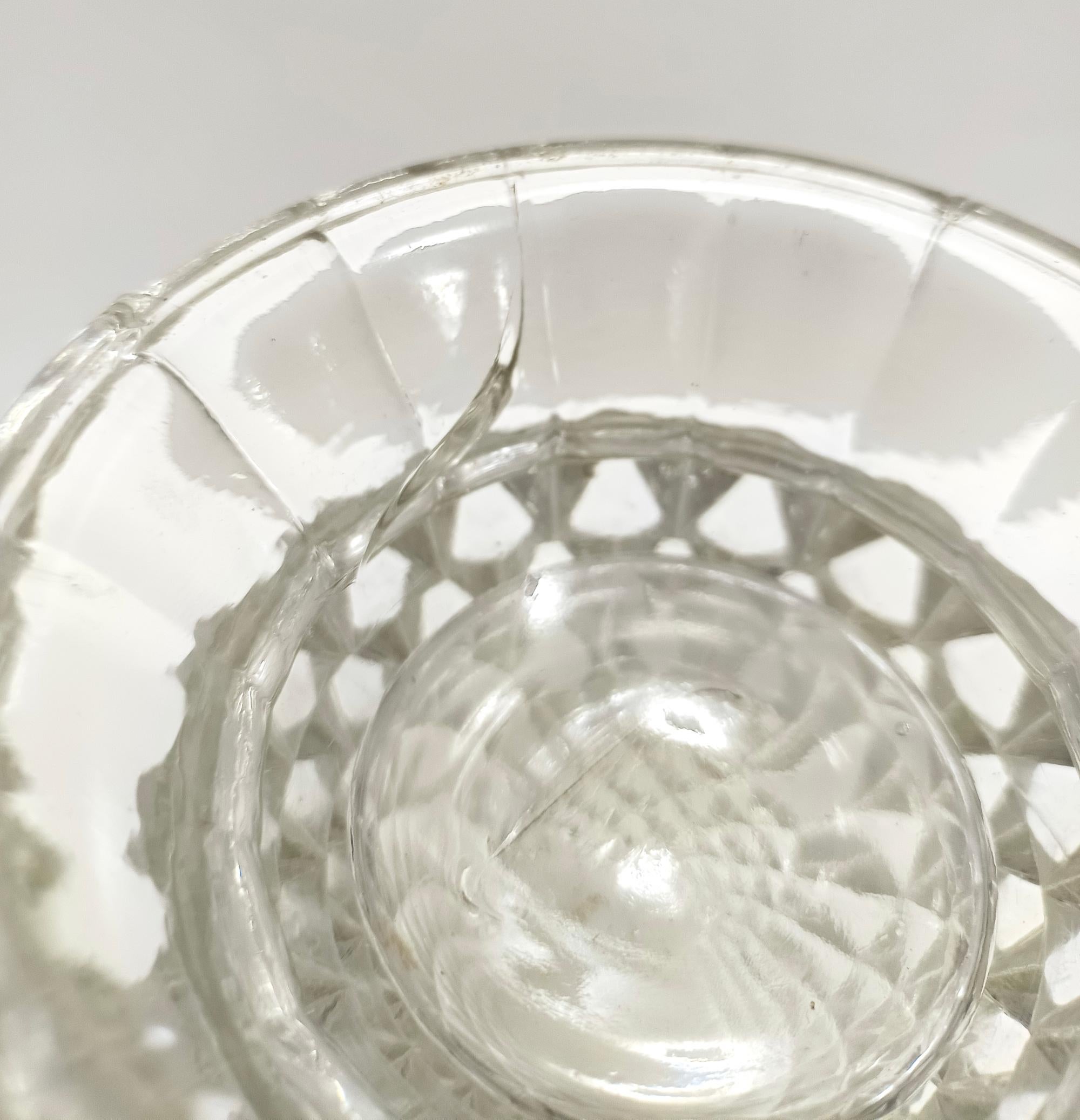 Transparent Rostrated Murano Glass Vase attr. to Ercole Barovier, Italy For Sale 7