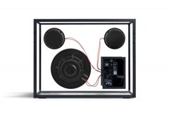 Haut-parleur transparent en rouge par Transparent