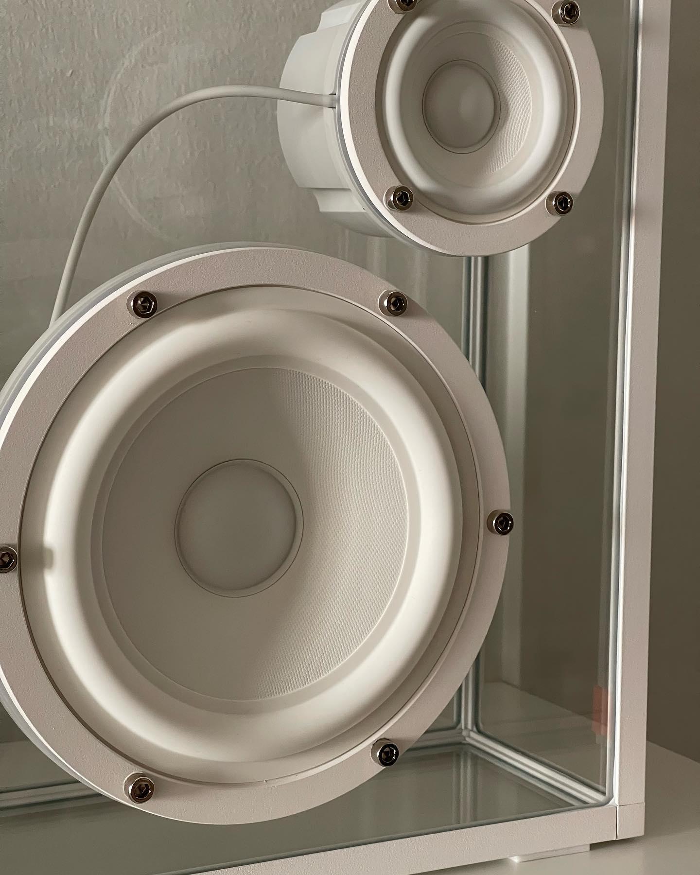 The Transparent Speaker, a revolutionary speaker that offers a truly transparent sound experience. Designed with simplicity and elegance in mind, this speaker features a unique transparent design that blends seamlessly into any room while providing