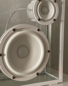 Transparent Speaker in White by Transparent