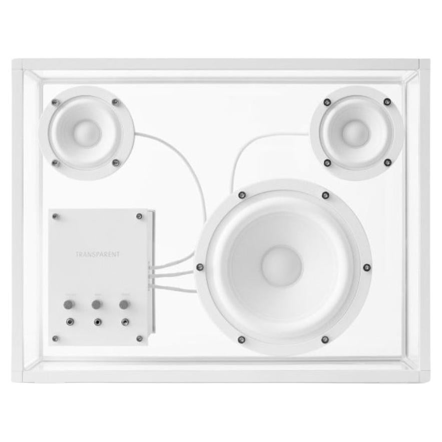 Transparent Speaker in White by Transparent