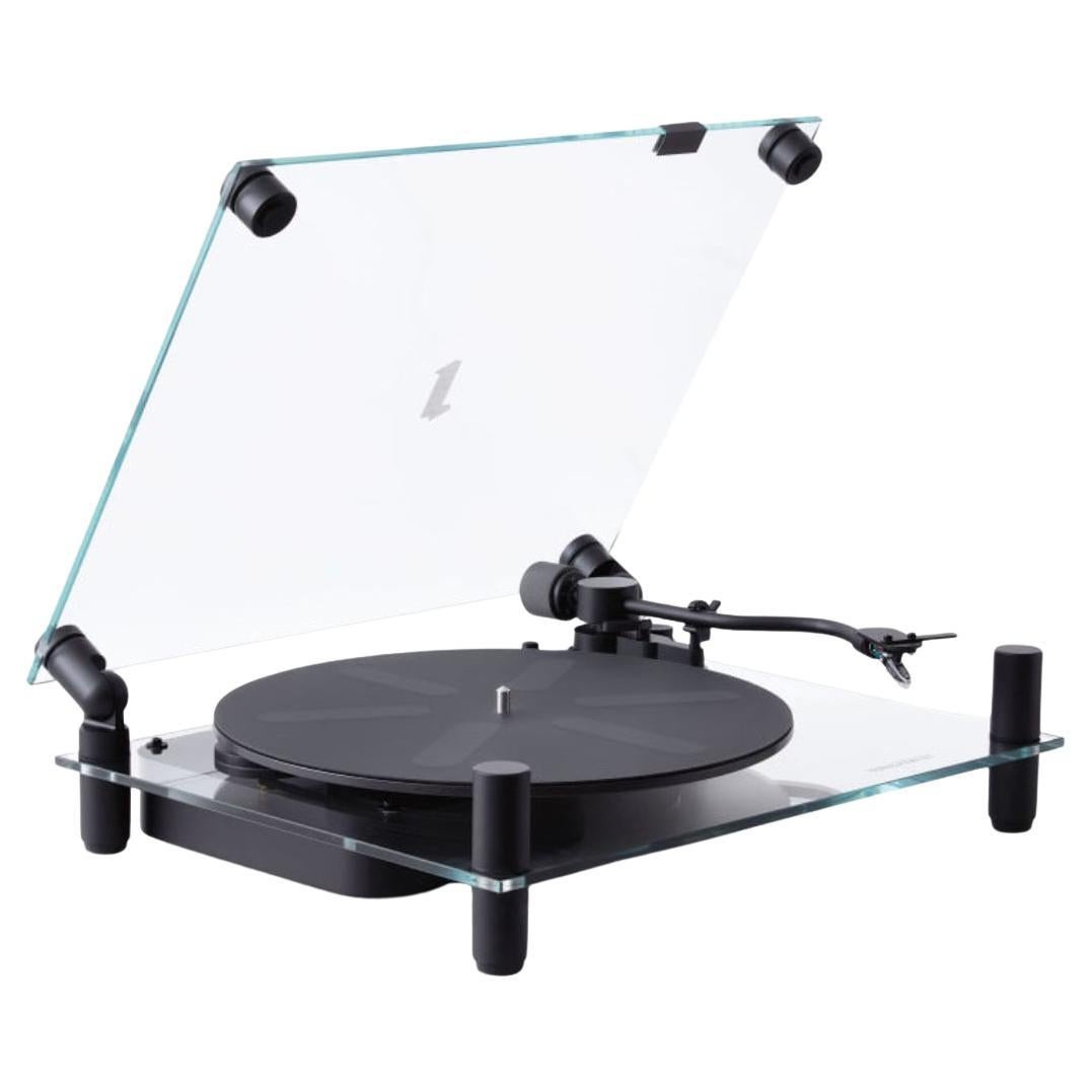 Transparent Turntable in Black by Transparent