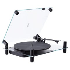 Transparent Turntable in Black by Transparent