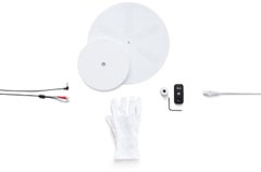 Transparent Turntable in White by Transparent