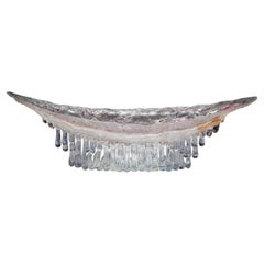 "Transparent Vessel", Murano Glass, Handmade in Italy, Contemporary Design 2020