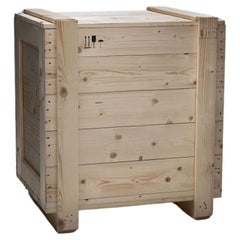TRANSPORT BOX for Danish Cabinetmaker Wingback Chair with Stained Wood Legs