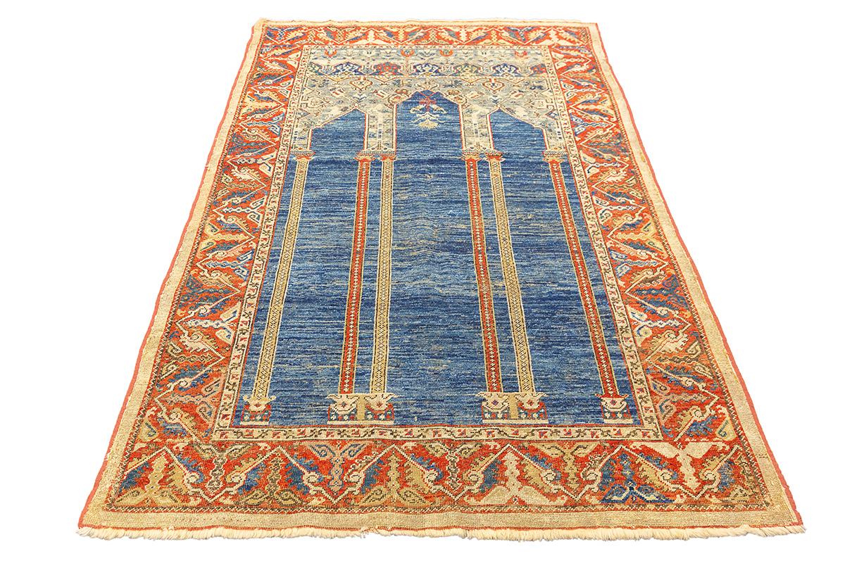 Hand-Knotted Transylvanian Rug Antique For Sale