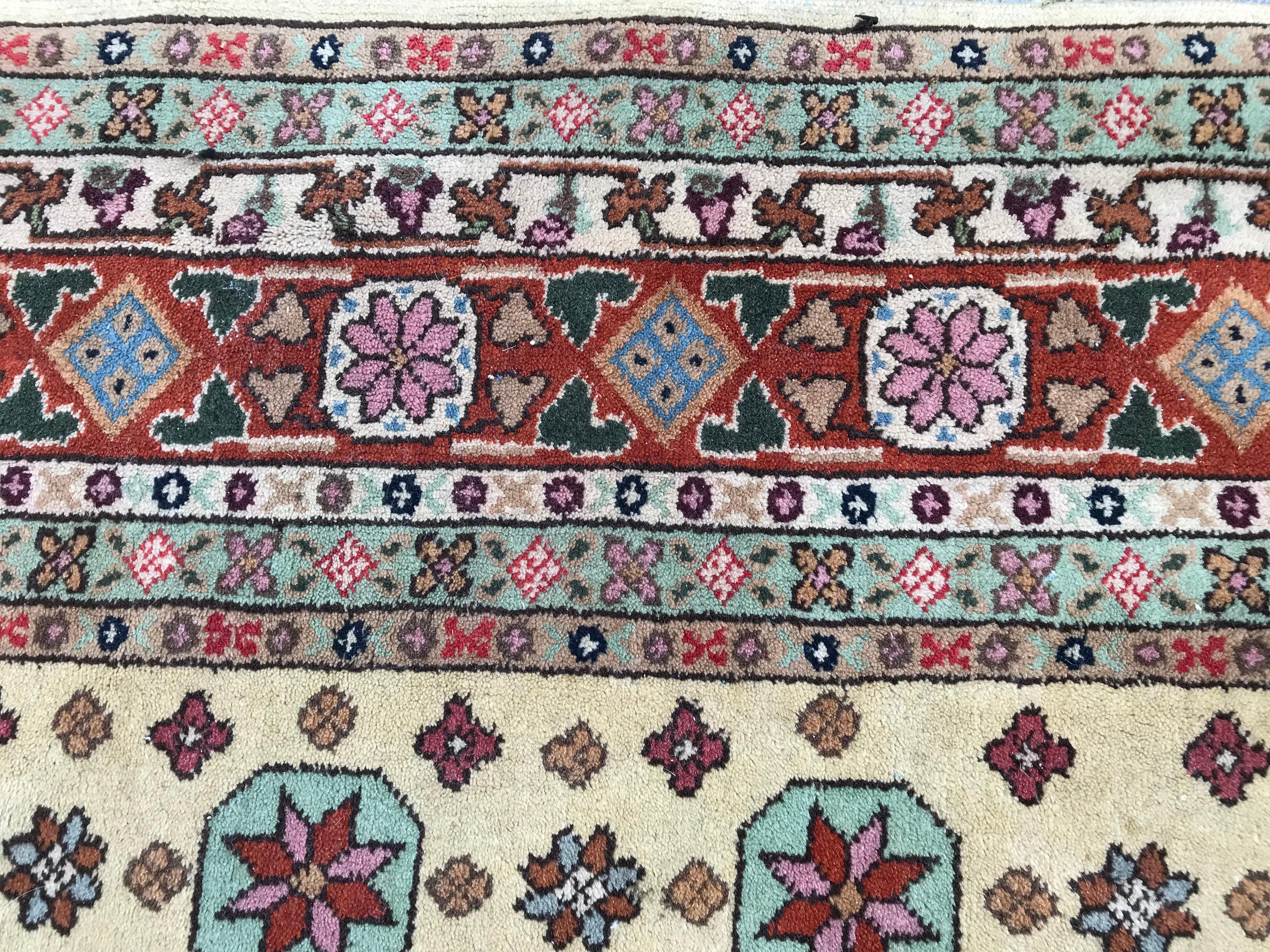 Bobyrug’s Transylvanian Square Persian Design Rug For Sale 3