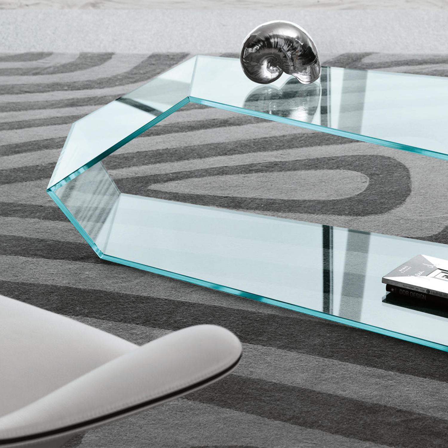 Table Basse en Verre Trapez Neuf - En vente à Paris, FR