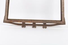 Trapeze Mirror frame by Paul Kiss, Wrought Iron, Art Deco, 1930