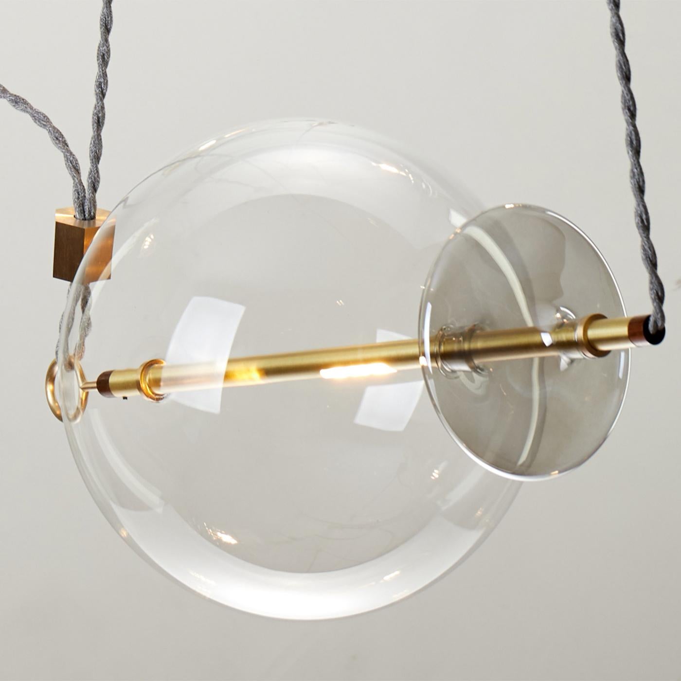Italiano Lampadario Trapezi a 4 luci in vendita