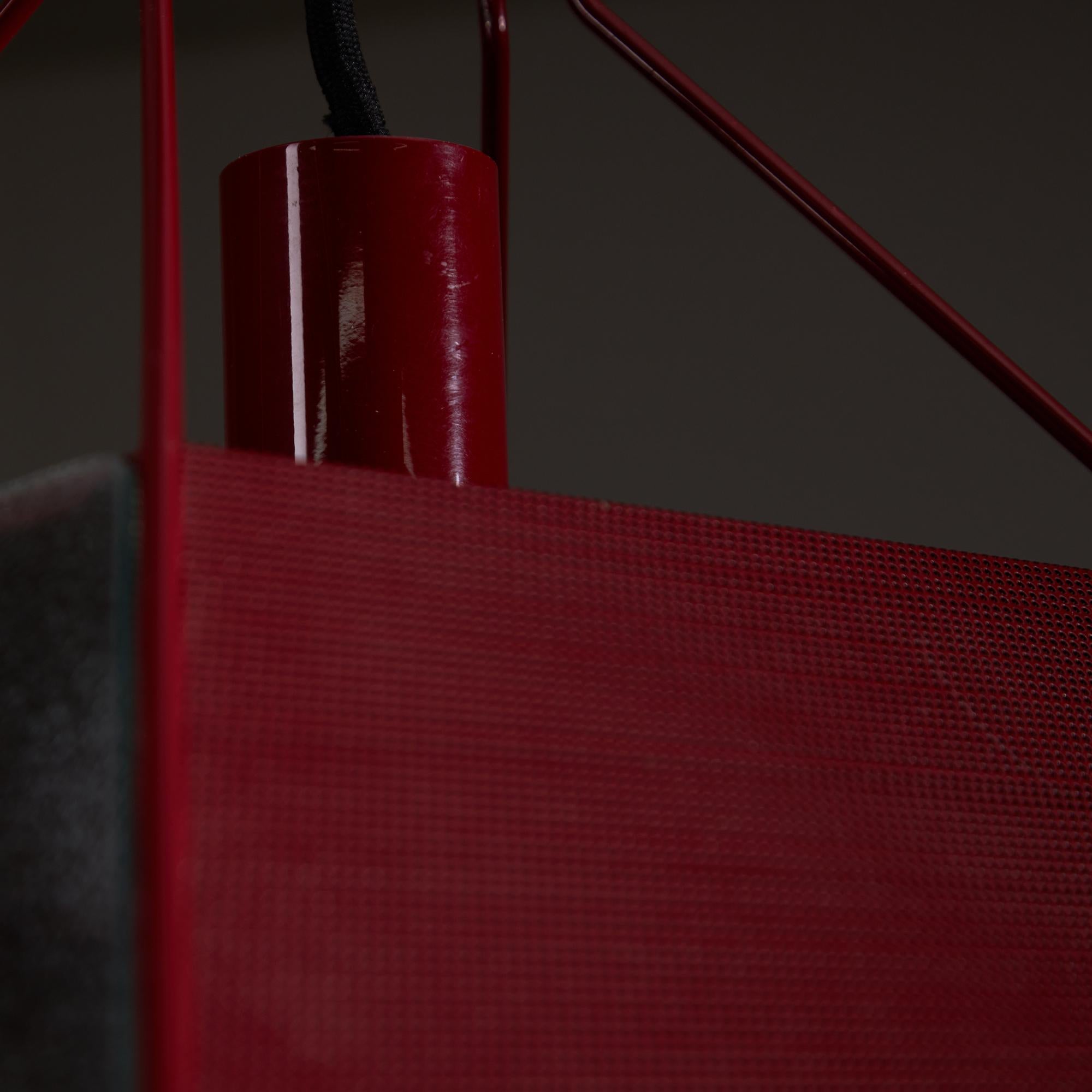 Trapezio Pendant by Alberto Salvati & Ambrogio Tresoldi for Lucy, 1980s 4