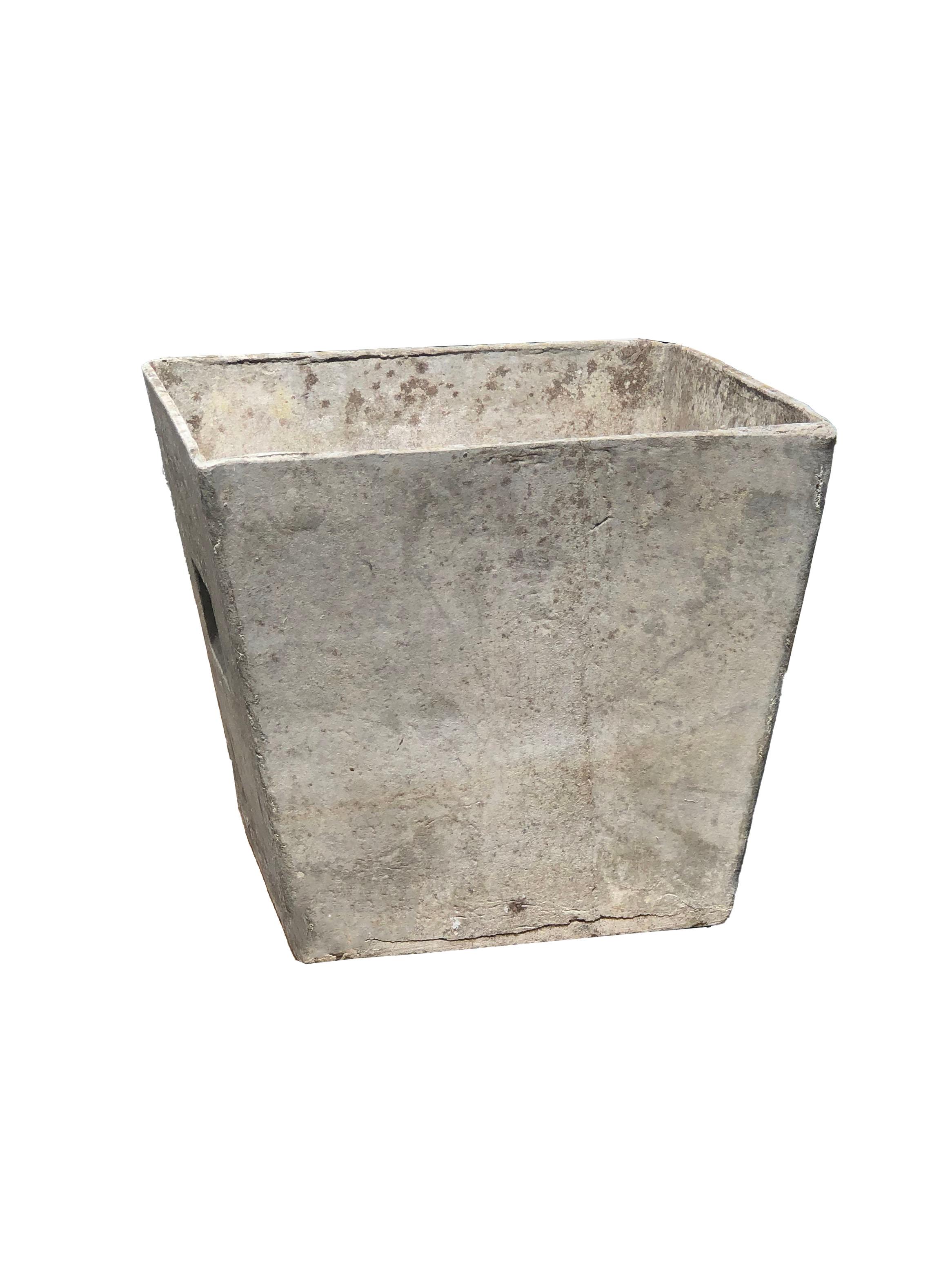 20th Century Trapezoid Willy Guhl Planter, two available  For Sale