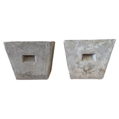 Jardinière trapézoïde Willy Guhl, deux disponibles