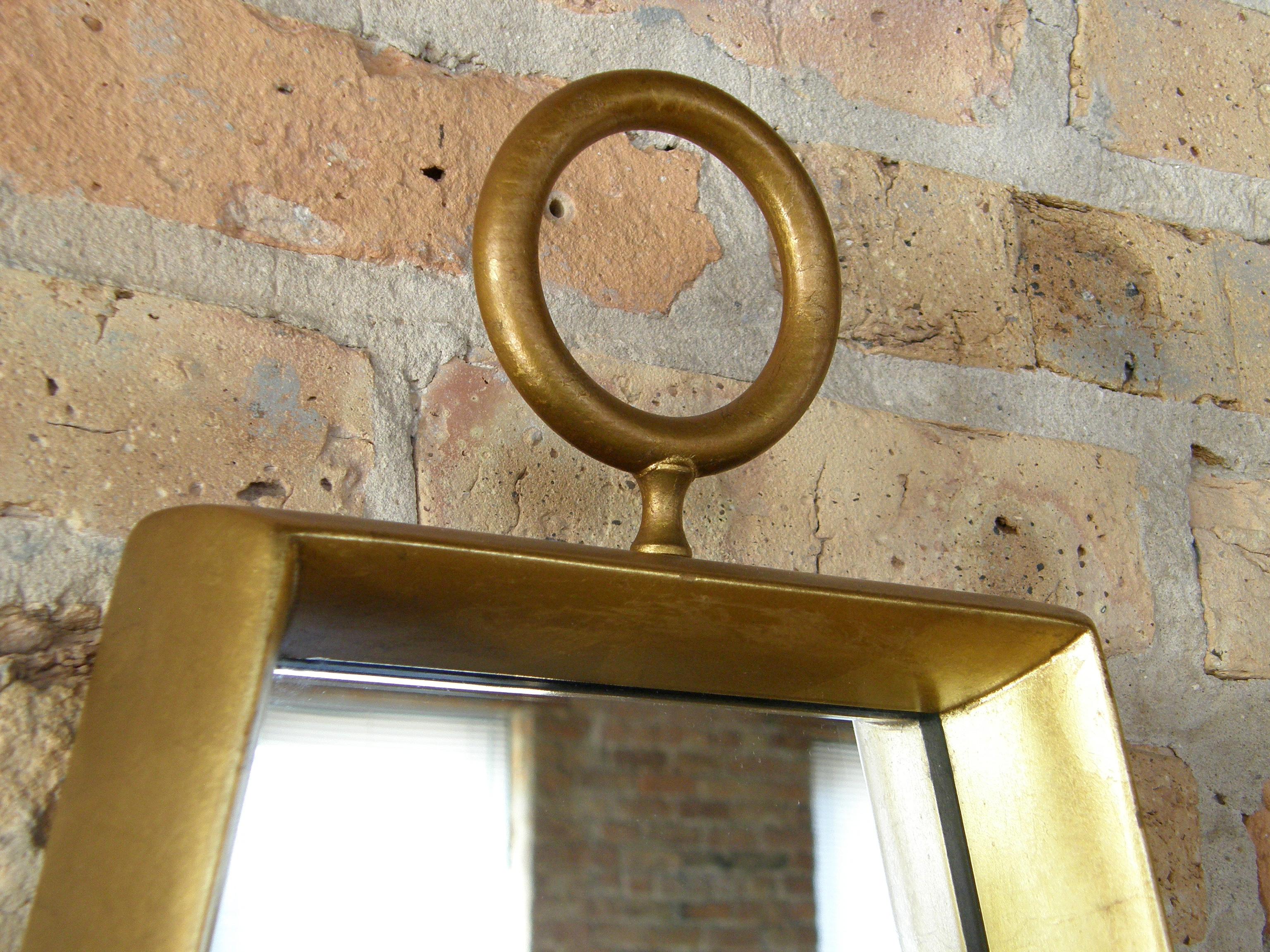 Trapezoidal Giltwood Wall Mirror in the Style of Tommi Parzinger 2