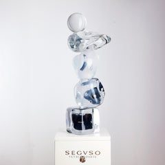 "Trasformazione del Pensiero" Skulptur aus Murano-Glas, Pierpaolo Seguso