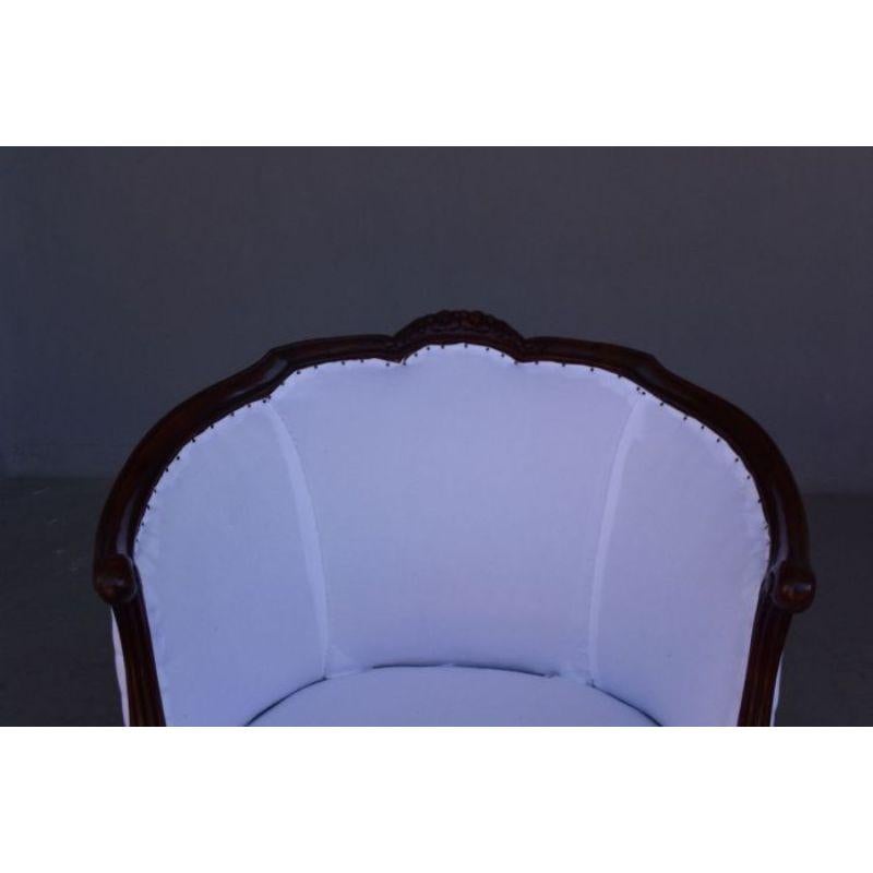 Acajou Fauteuil Trash 1925 Put in White en vente