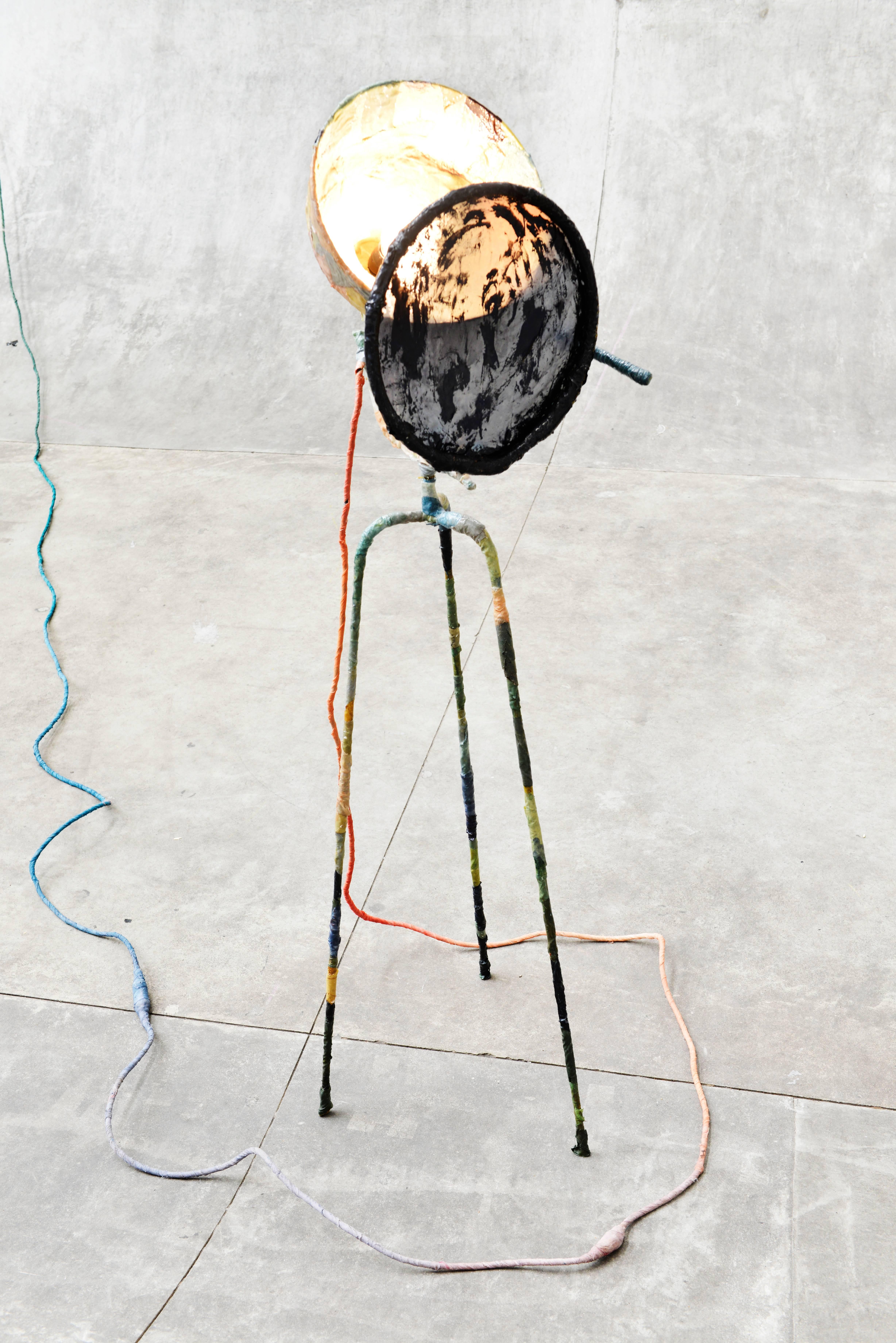 Fabric Trash Light Floor Lamp by Pepe Heykoop