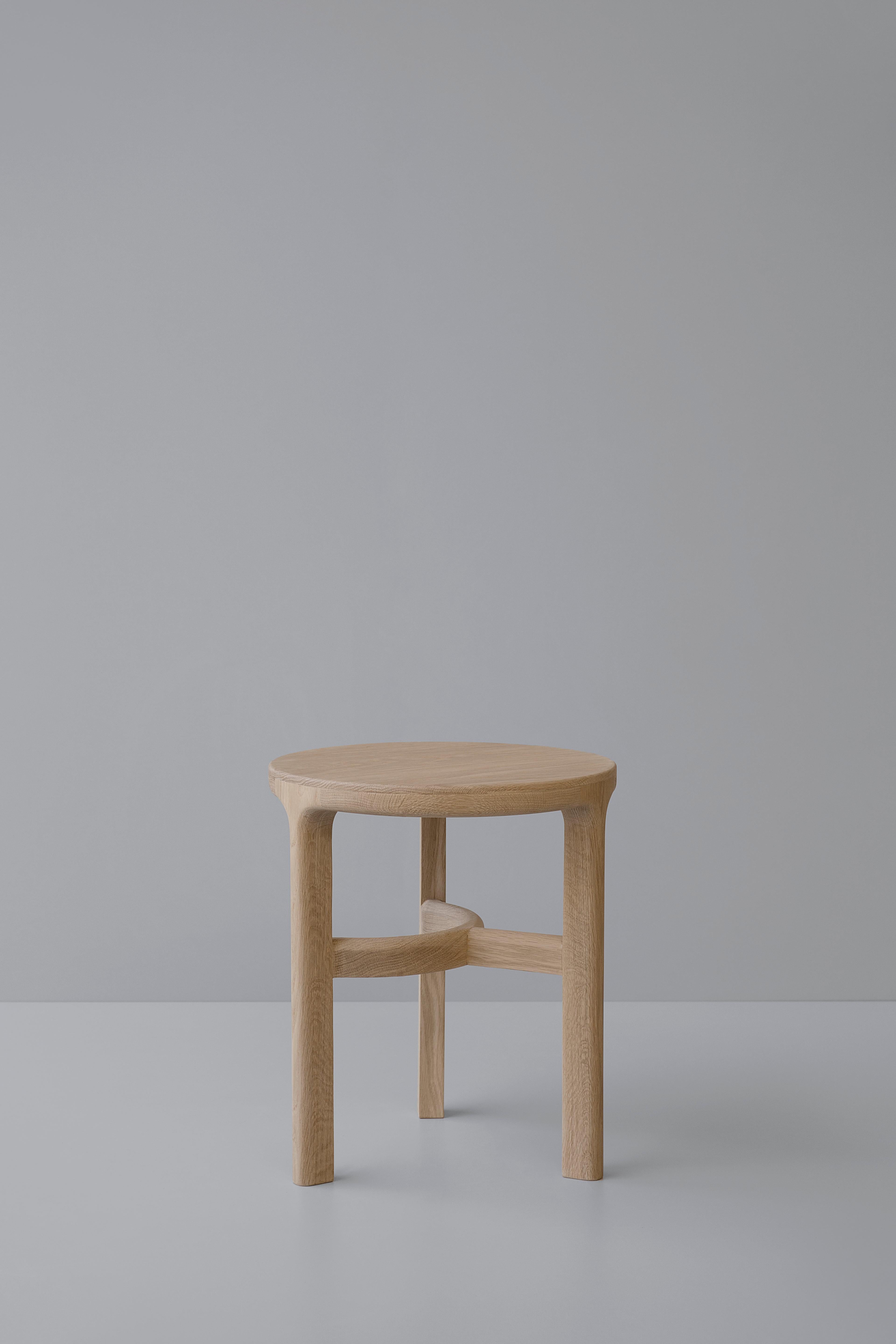 Trasiego side table by Arturo Verástegui
Dimensions: D 47 x W 47 x H 54 cm
Materials: oak wood.

Natural white oak side table.

Sebastián Angeles is an Industrial Designer originally from Mexico City who graduated from the Anáhuac Mexico