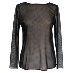 Anthony Vaccarello Trasnparent blouse size 40