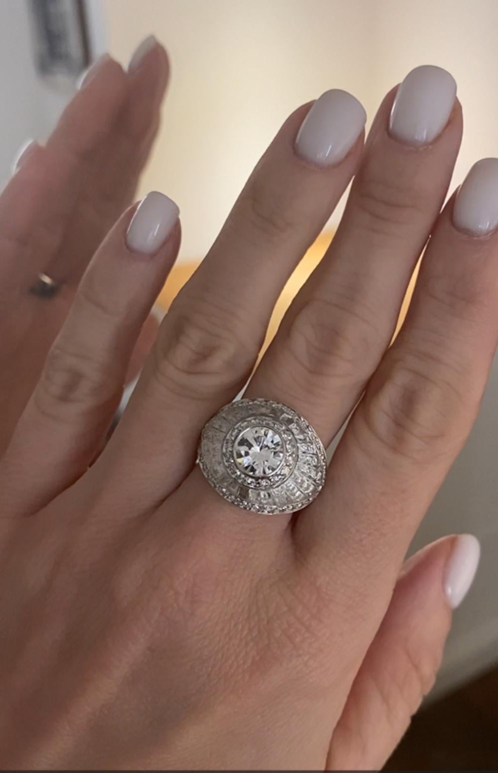 SCAVIA TRASPARENZA Diamant-Pavé-Ring mit Diamanten (Zeitgenössisch) im Angebot