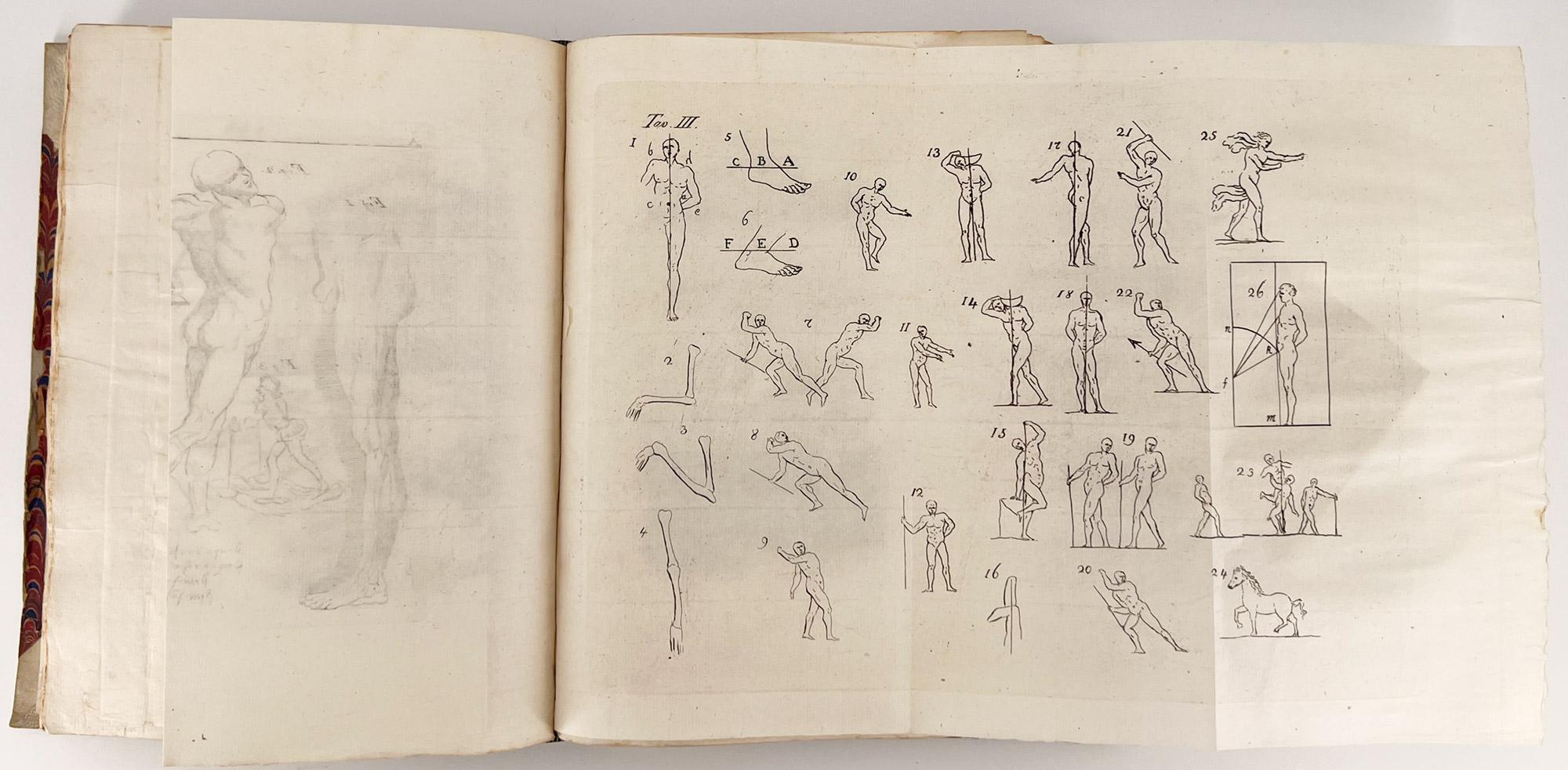 Cuir Trattato della Pittura di Lionardo da Vinci (Traité de la peinture de Leonardo da Vinci) en vente