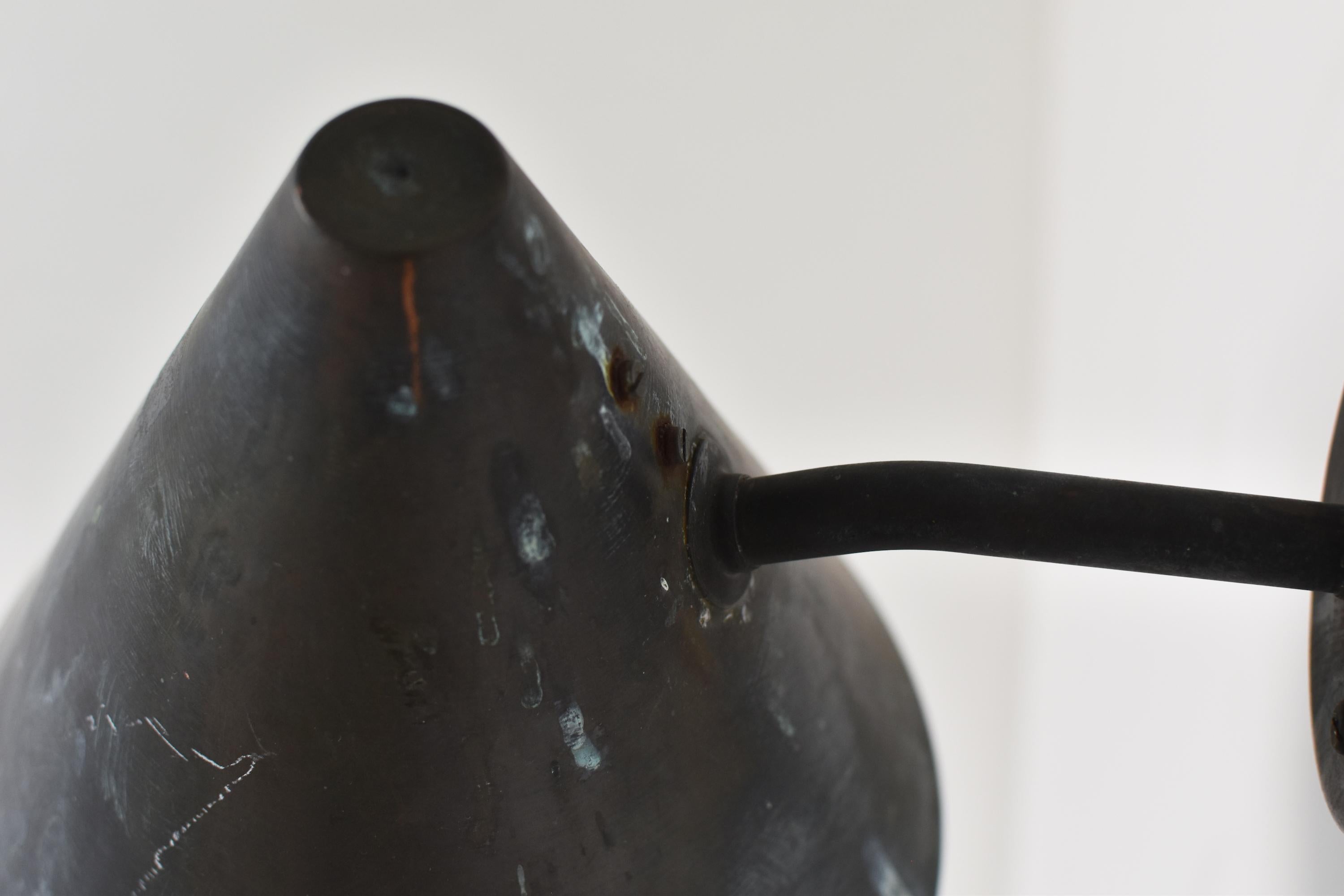 'Tratten' Wall Lamp by Hans Agne Jakobsson for AB Markaryd, Sweden, 1950s For Sale 3