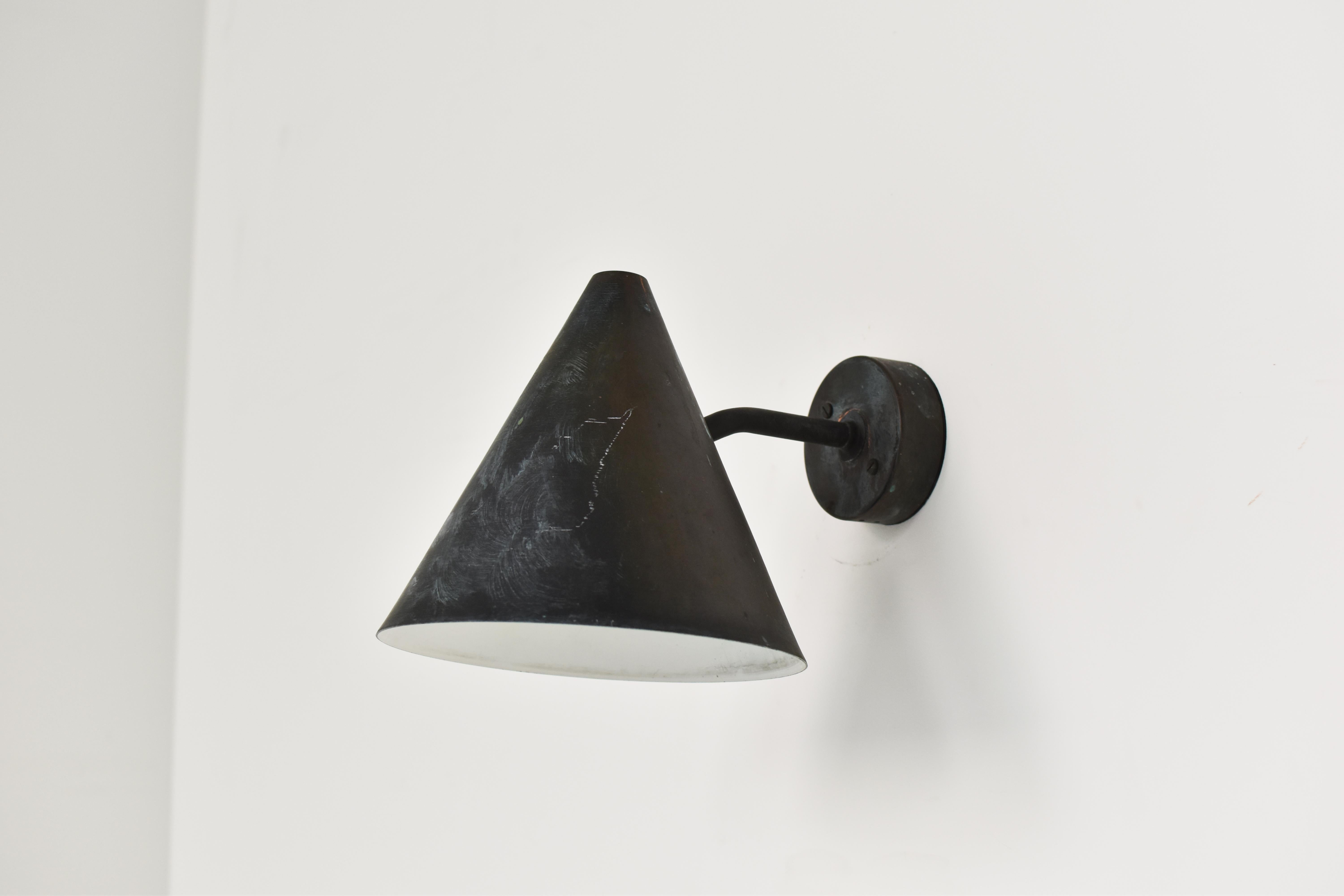 'Tratten' Wall Lamp by Hans Agne Jakobsson for AB Markaryd, Sweden, 1950s In Good Condition For Sale In Antwerp, BE