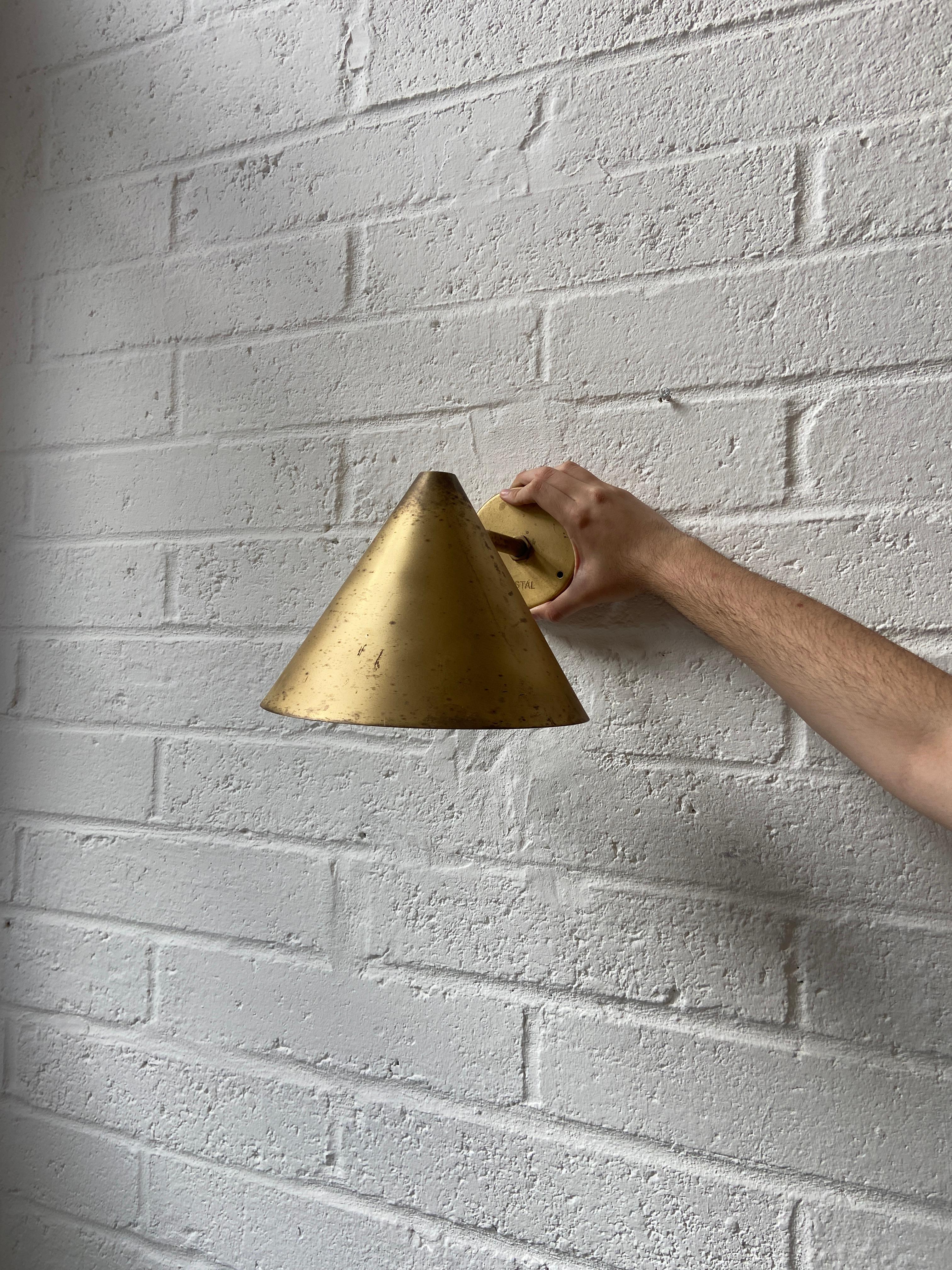 'Tratten' Wall Lamp In Good Condition For Sale In London, England