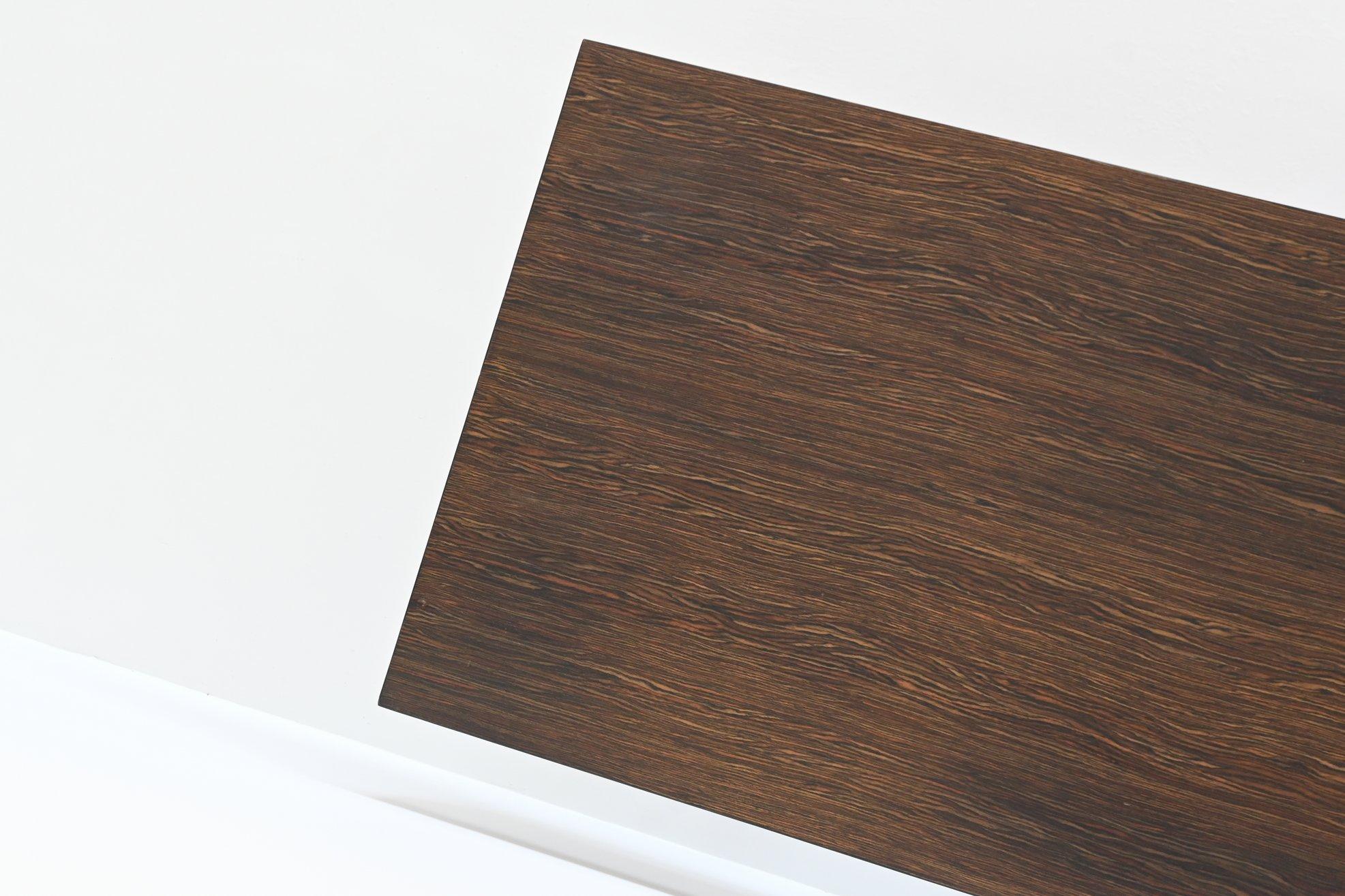 Trau Arredamenti Metallici S.P.A. large desk in rosewood Italy 1960 For Sale 12
