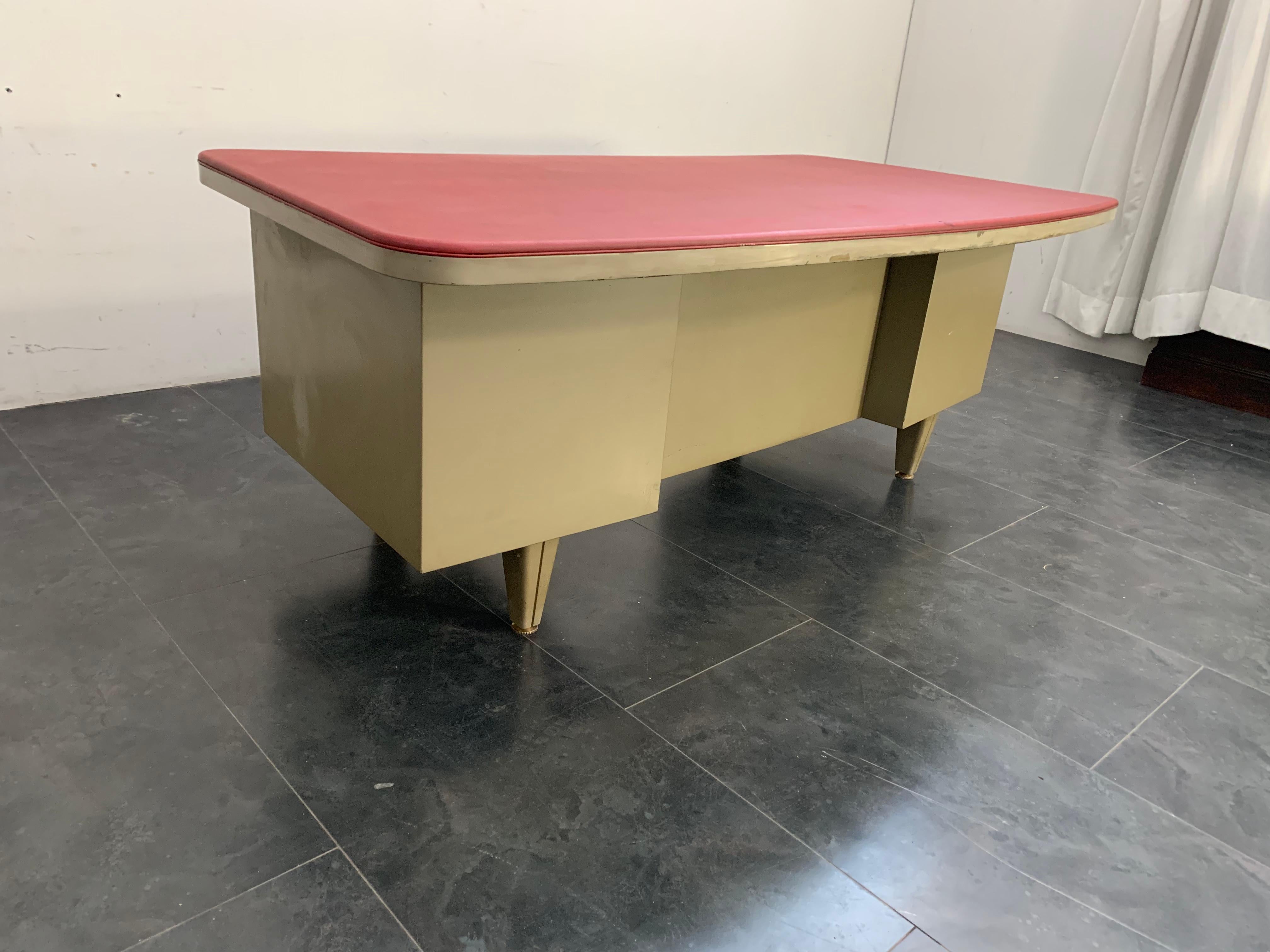 Trau Turin Desk, 1950s In Good Condition For Sale In Montelabbate, PU