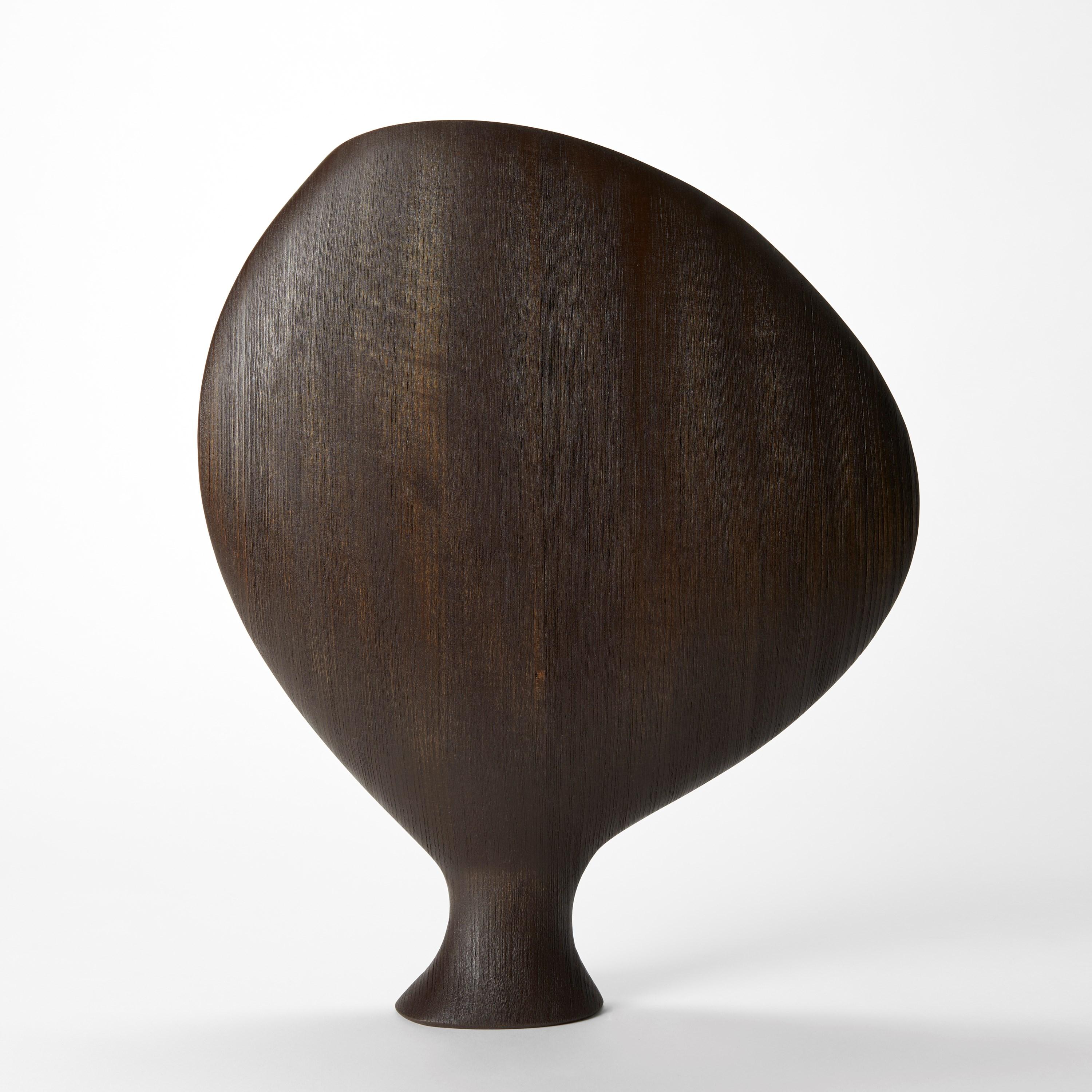Britannico Travaglini 0.1, una scultura in legno di tulipano con interni rosa acceso di Donald Baugh in vendita