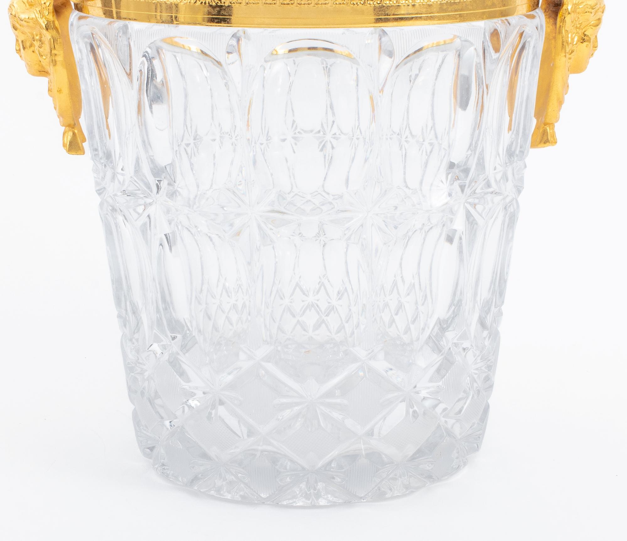 Post-Modern Travail Francais Crystal Champagne Bucket