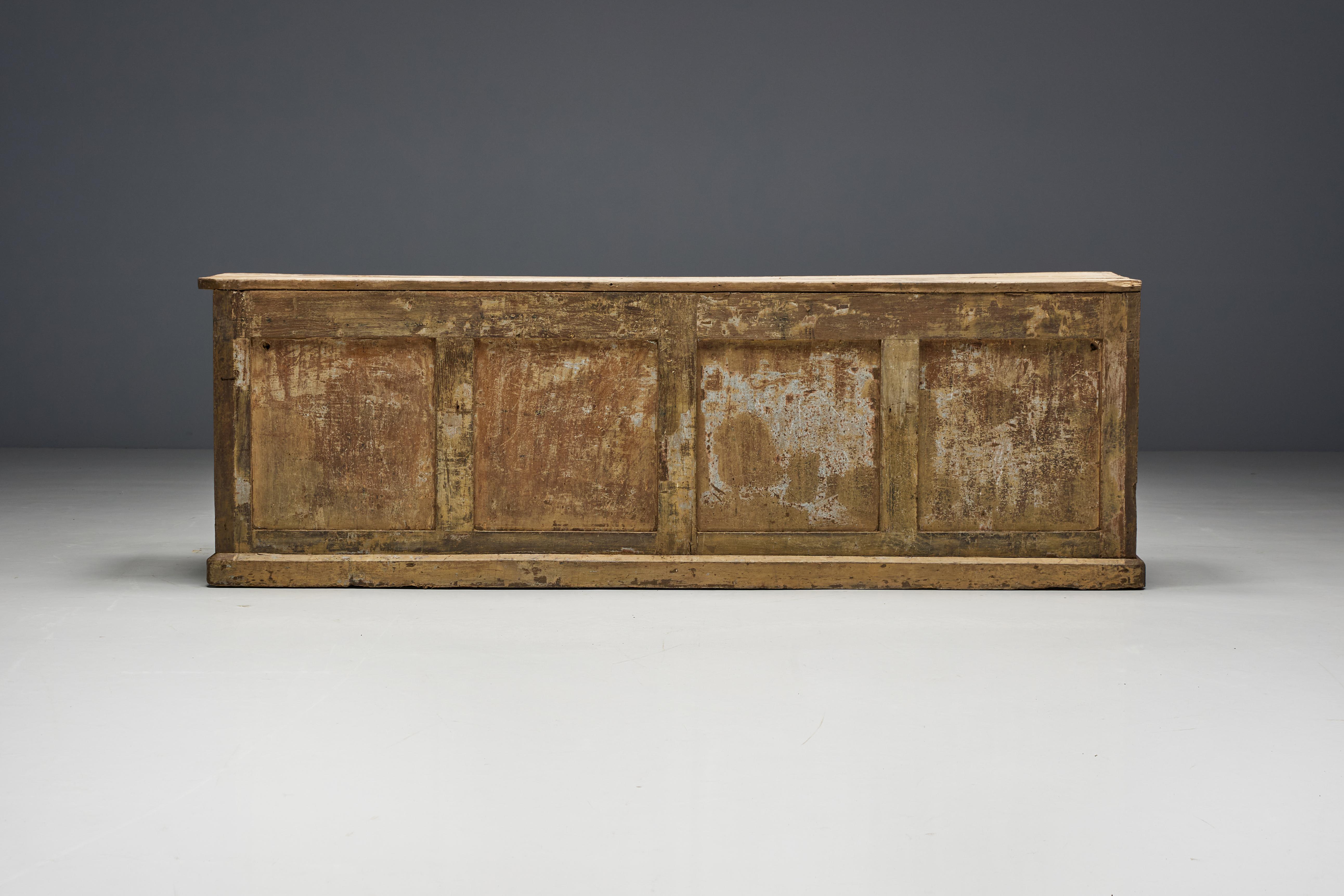 Travail Populaire Counter or Workbench, France, 19th Century 6