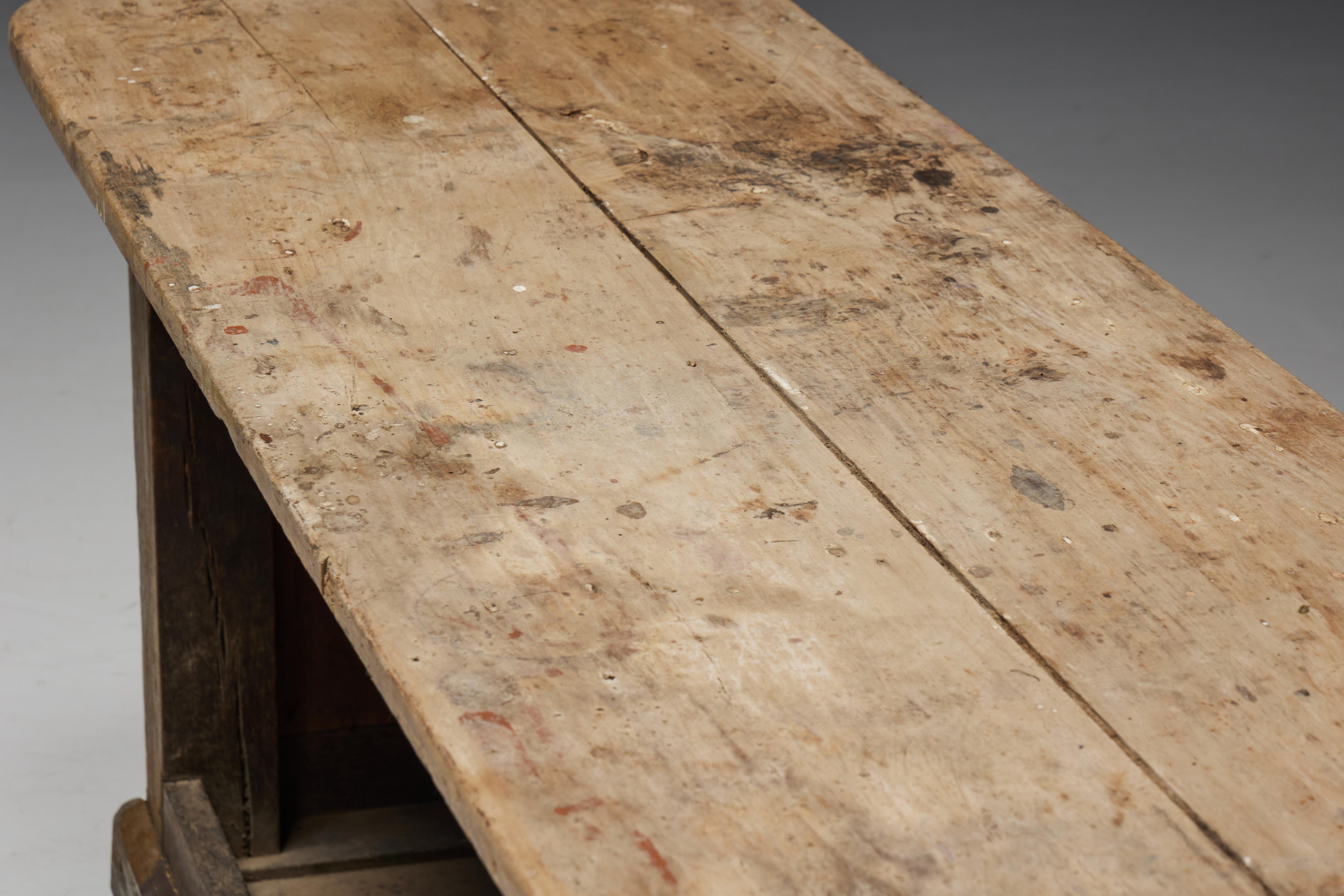 Travail Populaire Counter or Workbench, France, 19th Century 1
