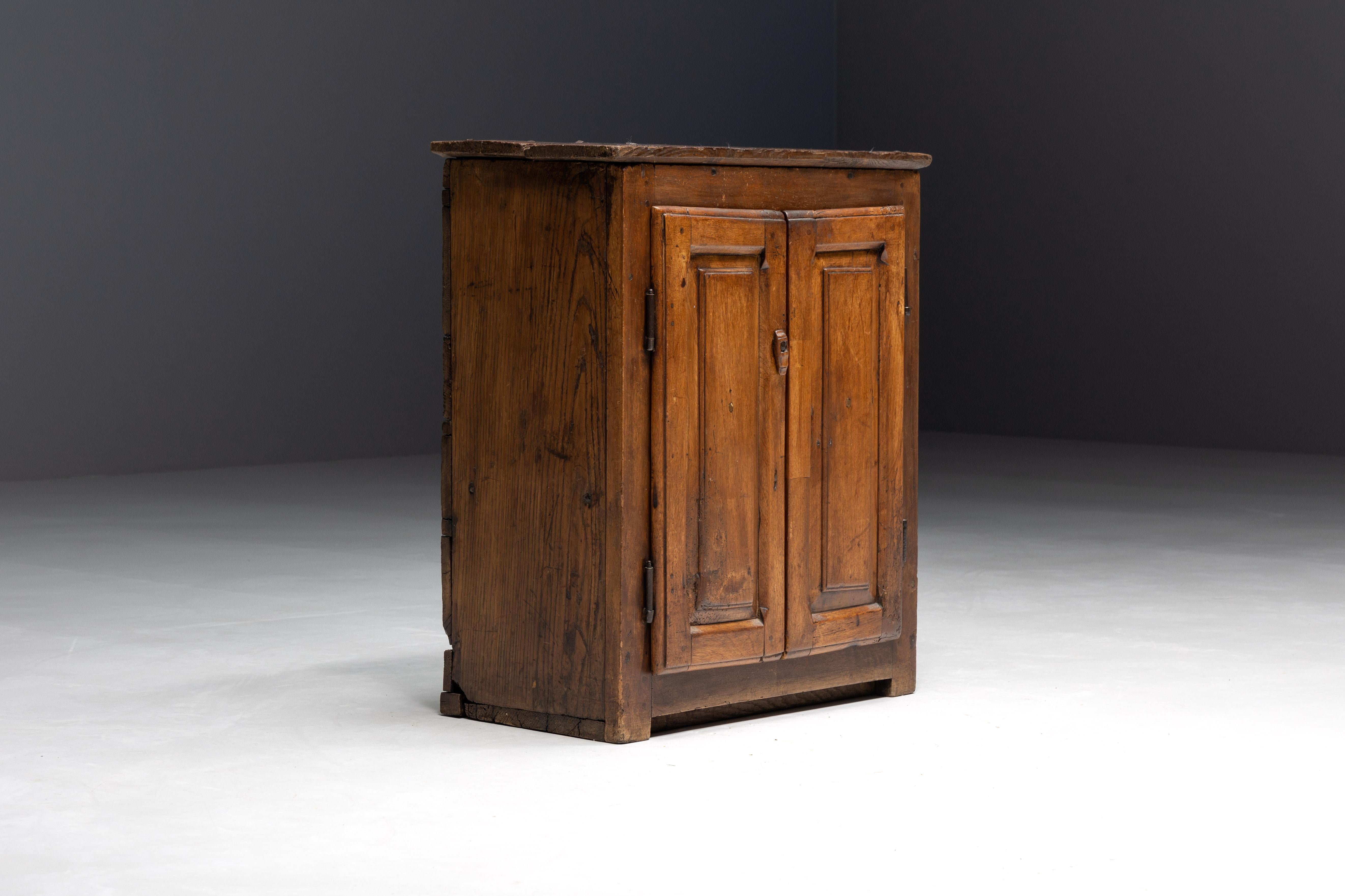 Rustic Travail Populaire Cupboard, France, 19th Century For Sale