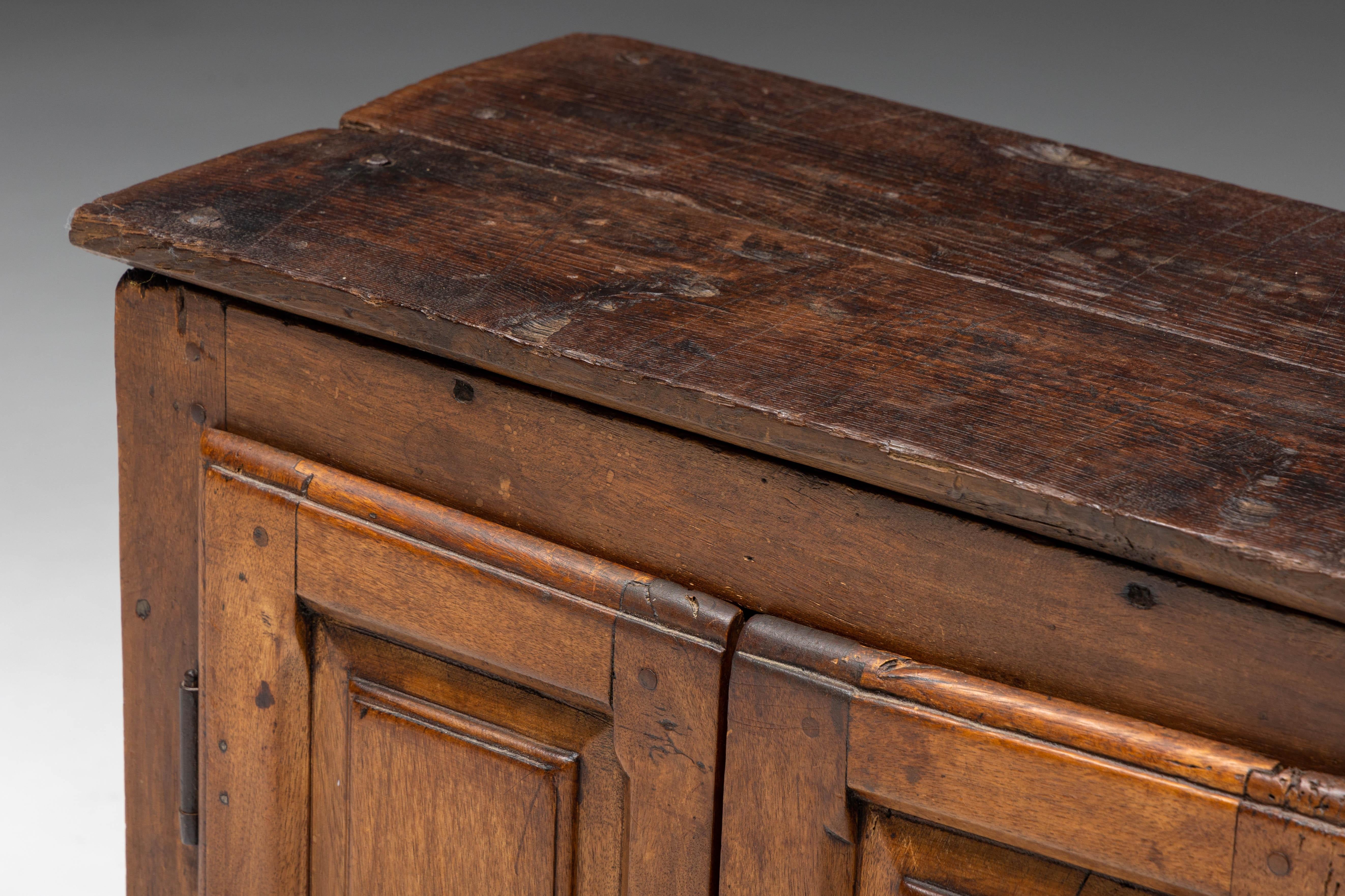 French Travail Populaire Cupboard, France, 19th Century For Sale