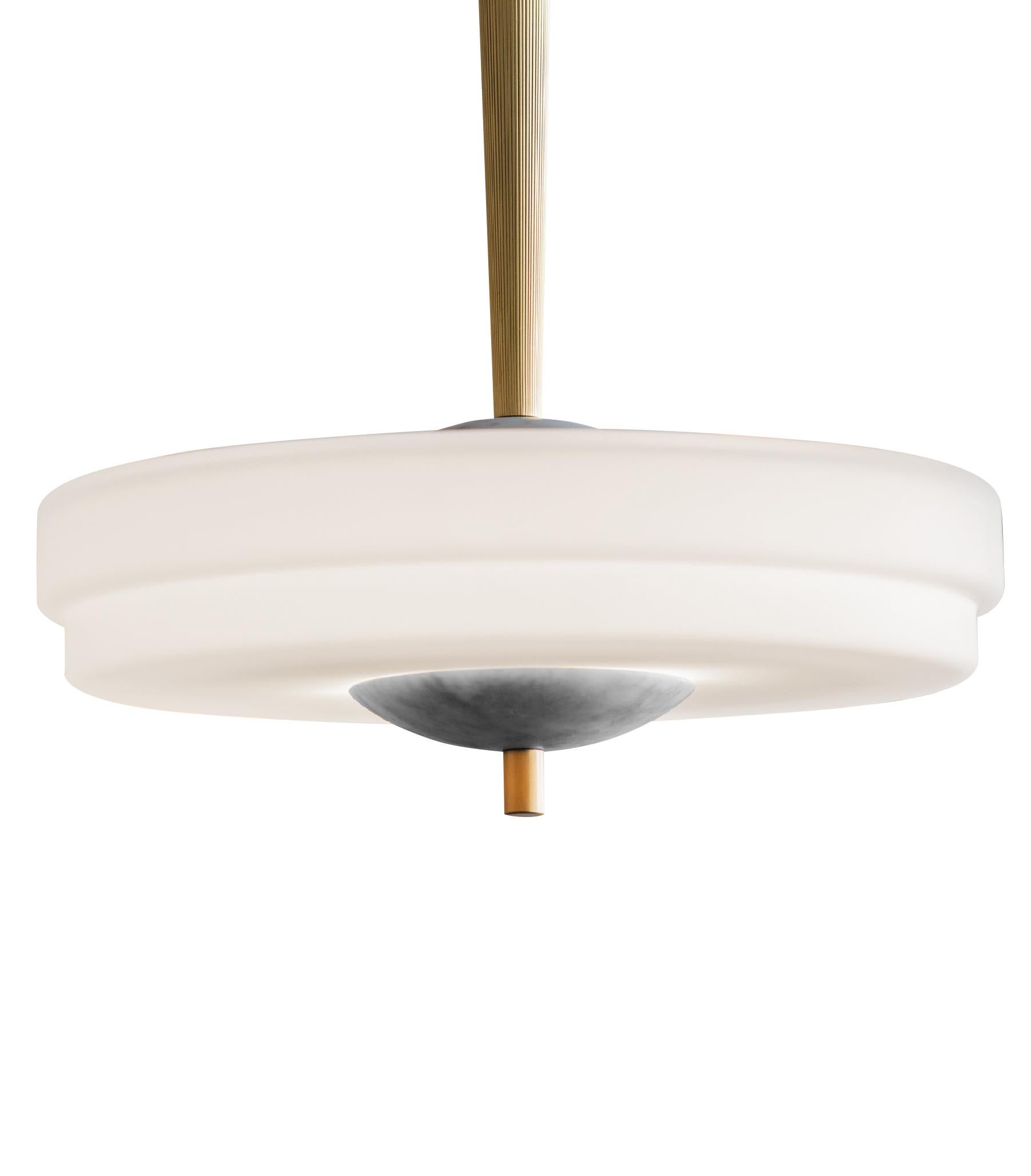 Trave Pendant Light White by Bert Frank In New Condition For Sale In Geneve, CH