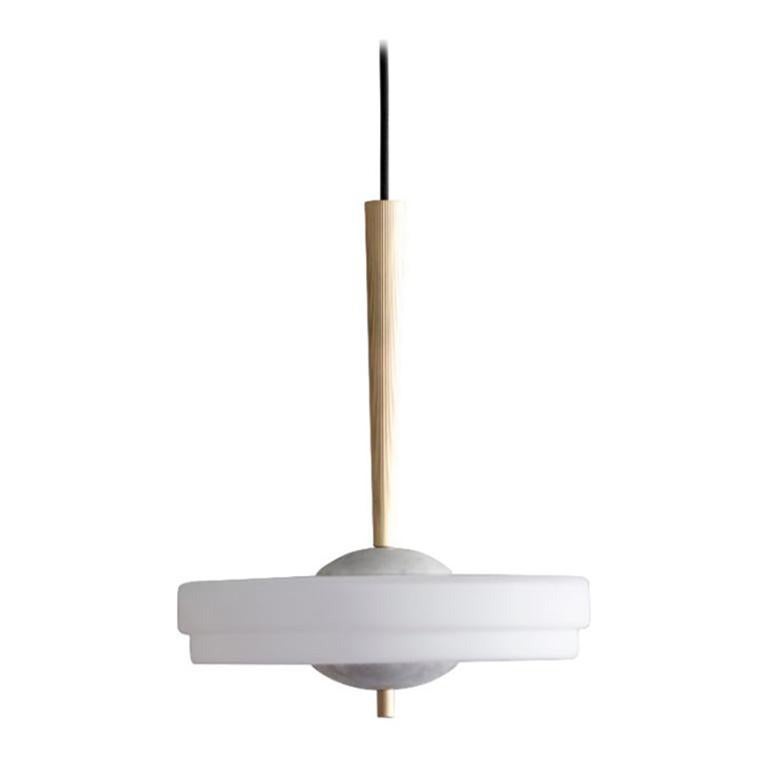 Trave Pendant Light White by Bert Frank