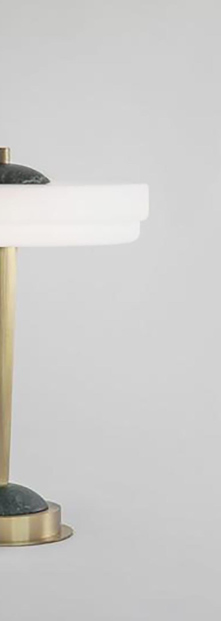 Modern Trave Table Lamp Green by Bert Frank
