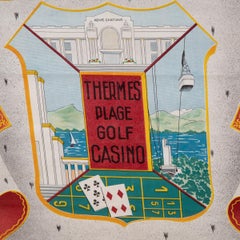 Travel Advertising Poster Of Aix Les Bains Golf Casino Savoie France, c.1930