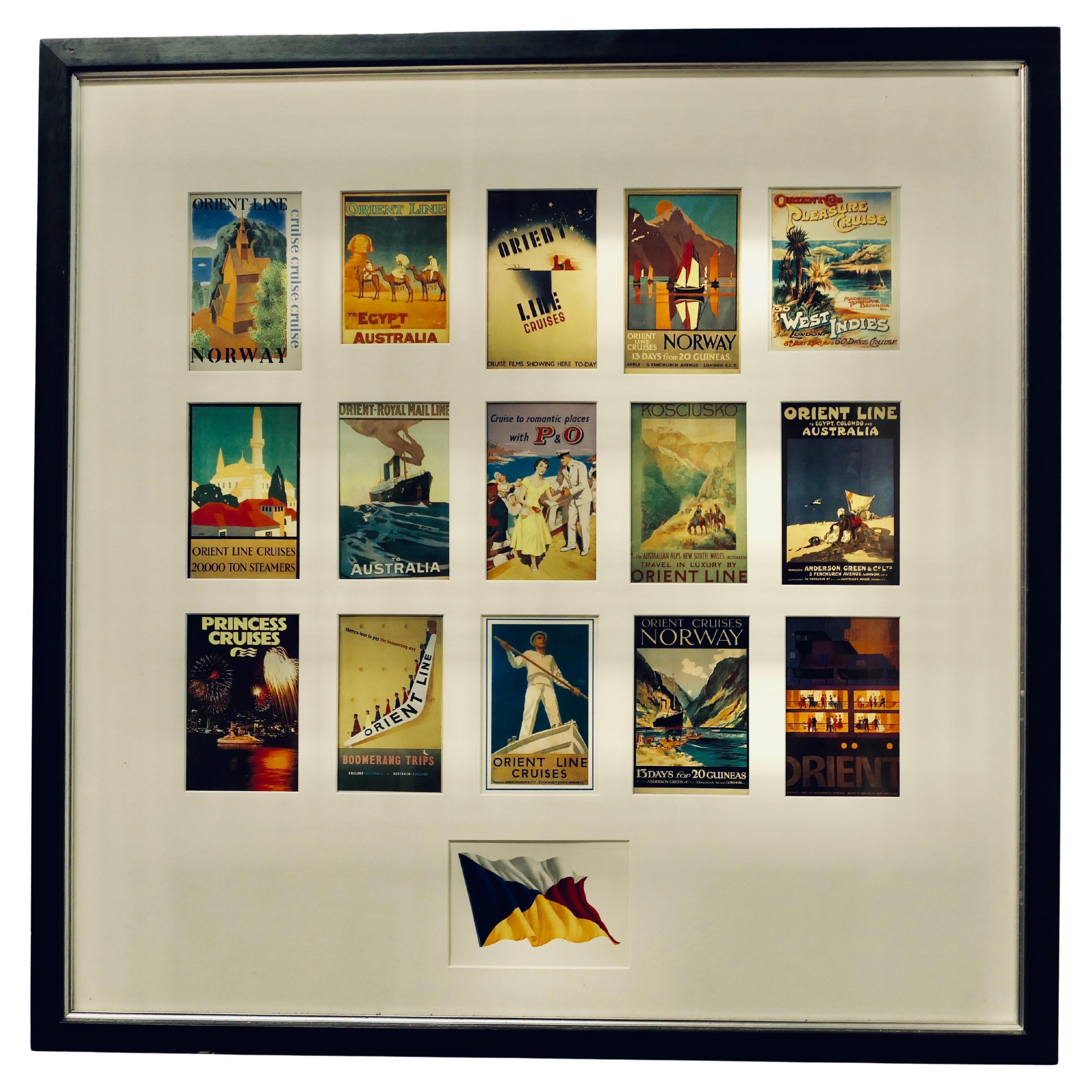 Affiche de l'agent de voyage P&O, Orient Cruse Lines Advertising  Ce isa a très attiré