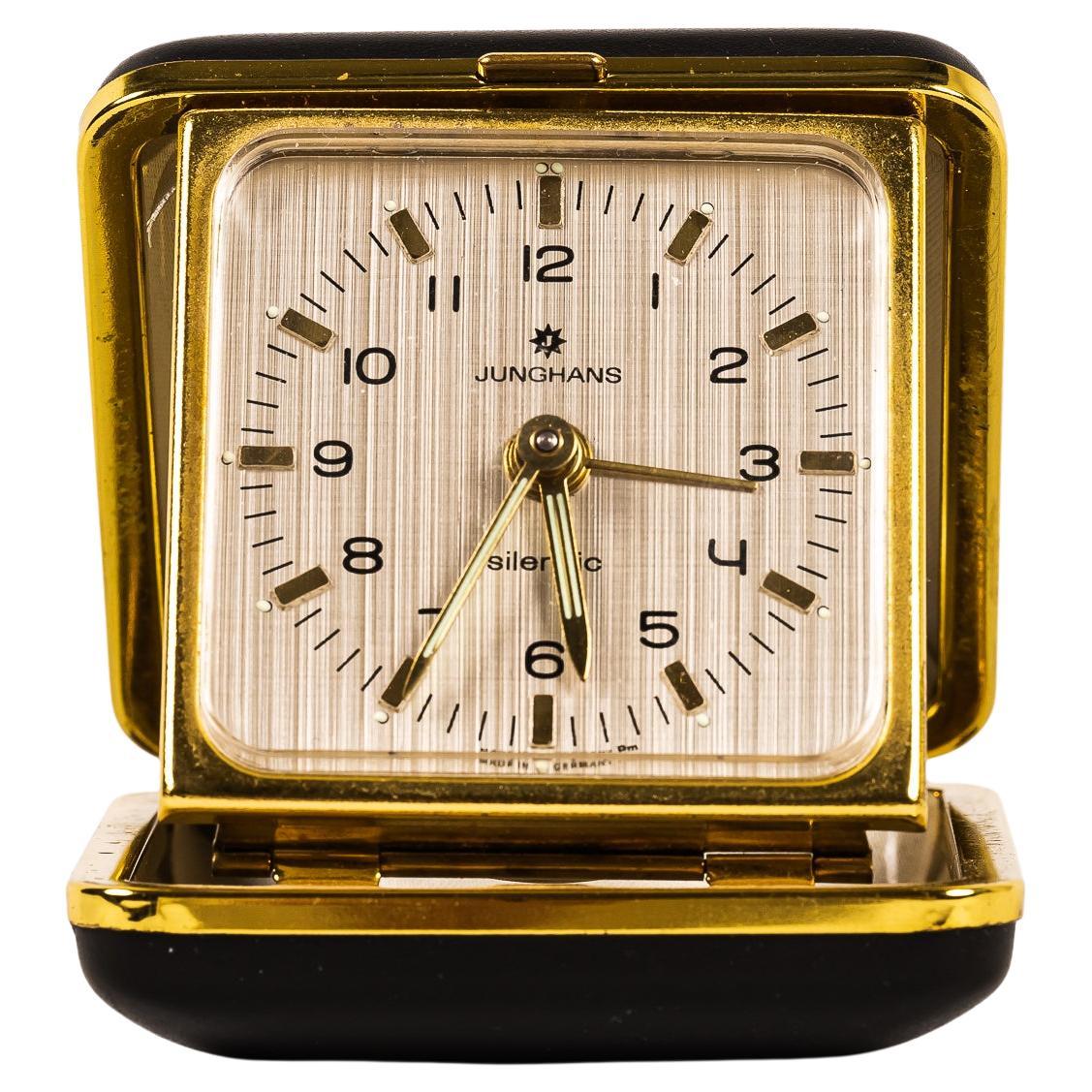 Travel Alarm Clock by Junghans, circa 1960s For Sale