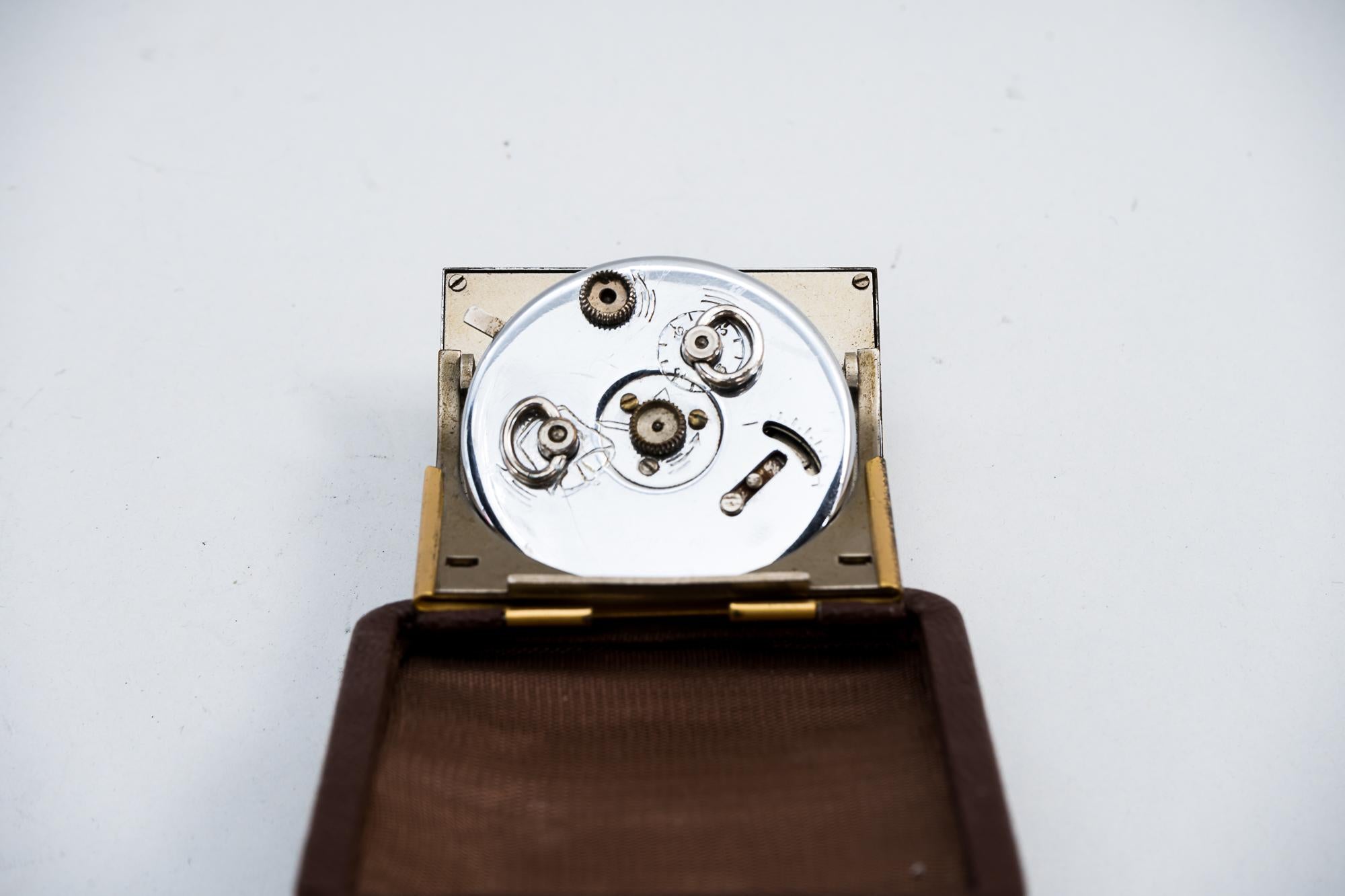 Travel Alarm Clock by Kienzle, circa 1960s 1