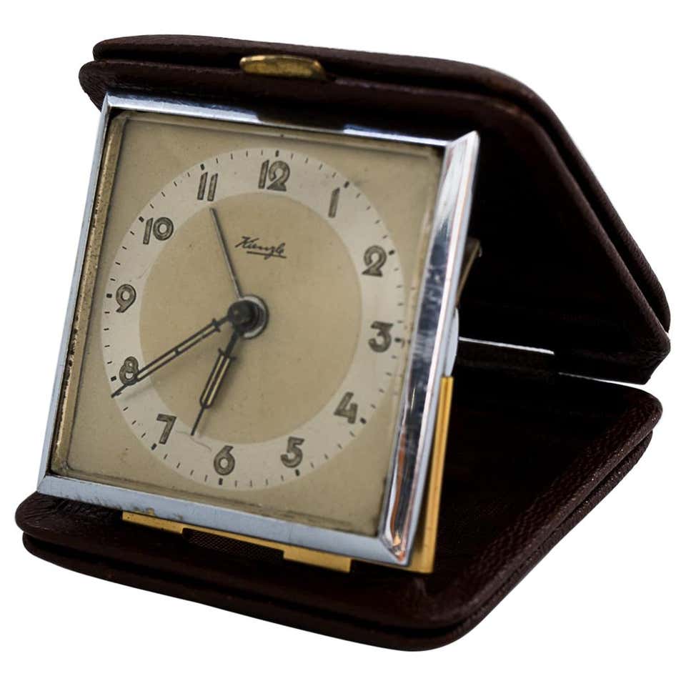 VINTAGE German Junghans 10 Jewel Travel Alarm Clock VINTAGE German Junghans 10 Jewel Travel Alarm Clock