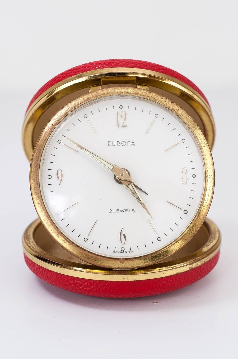Travel Alarm Clock "Europe", 1950s at 1stDibs