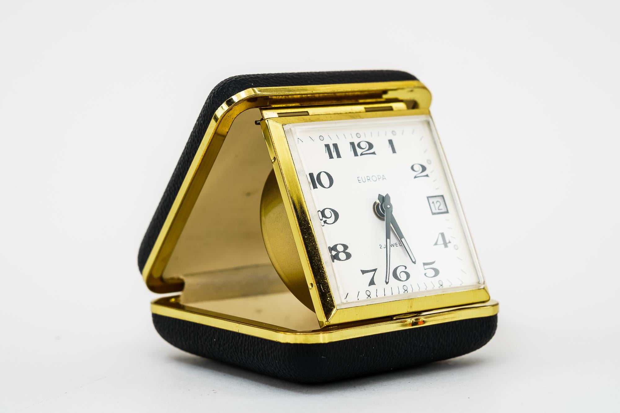 vintage travel alarm clock