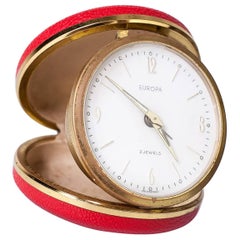 Europa Clocks - 8 For Sale at 1stDibs | europa clock company, europa clock  germany history, europa travel clock
